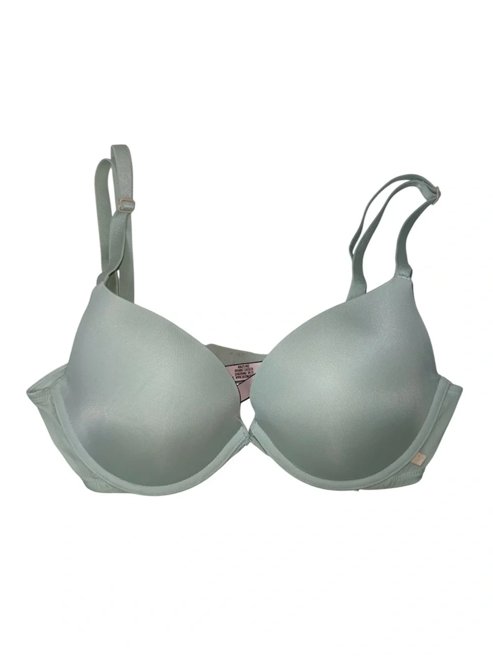 Victoria’s Secret T-shirt Push Up Bra Light Mint Green Lined Padded 36C Women’s